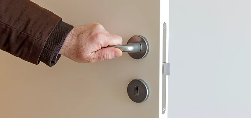 Restroom Locks Privacy Bolt Installation in San Clemente, California